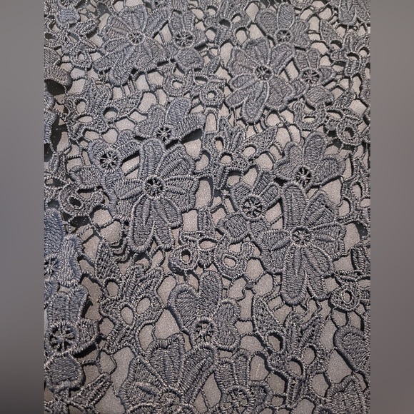 Navy Lace Sleeveless Blouse Shell Size XL - Picture 5 of 5